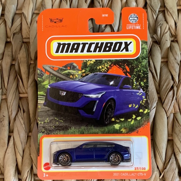 2021 Cadillac CT5–V Caddy Matchbox Car - Picture 5 of 5